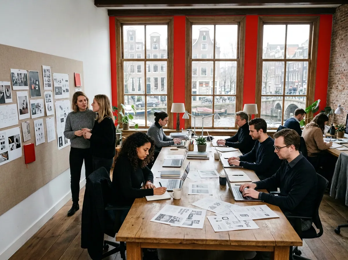 The Ardor studio floor on the Keizersgracht